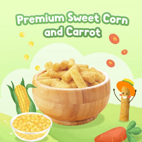 Alamii Golden Veggie Puffs | Kids Snack | Healthy Snack | Halal Snack | 1 years+